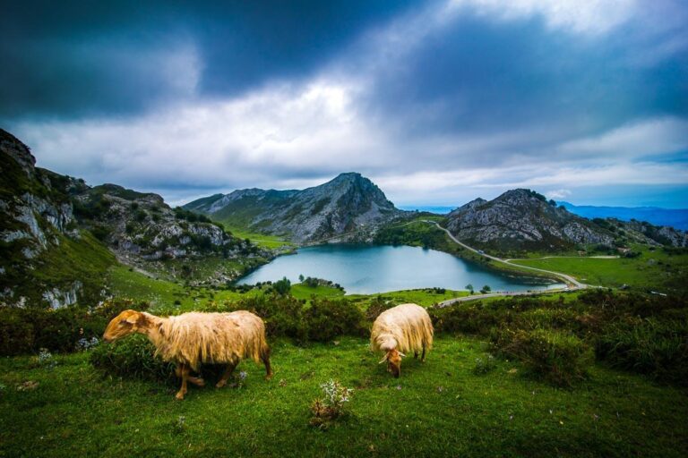 Lakes in the Picos de Europa, northern Spain