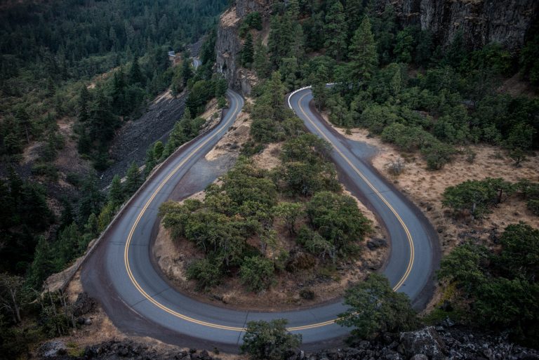 Mountain roads south of Barcelona
